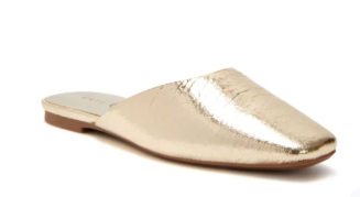 Kary Perry Evie Mule - Metallic Champagne Gold
