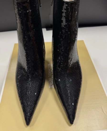 Michael Kors Luna Sequin Boots - Sz 8 (New In Box)