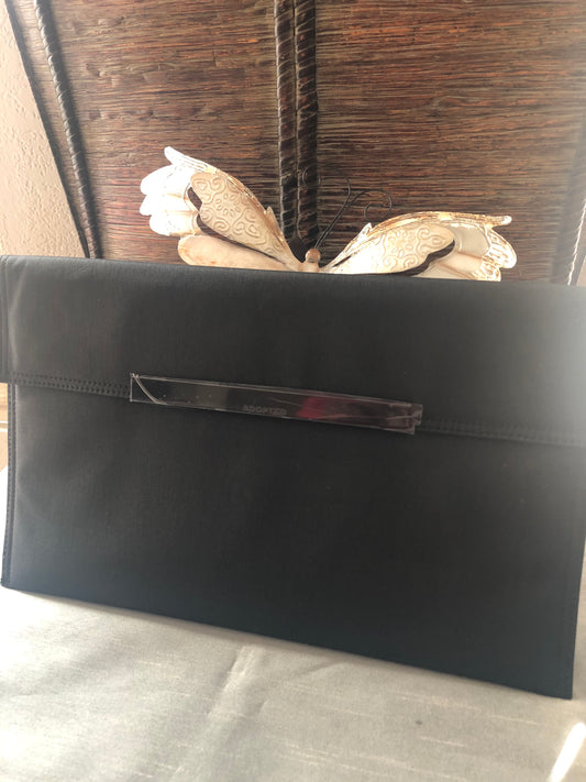 Black Canvas Laptop Case - 14.5" x 10"