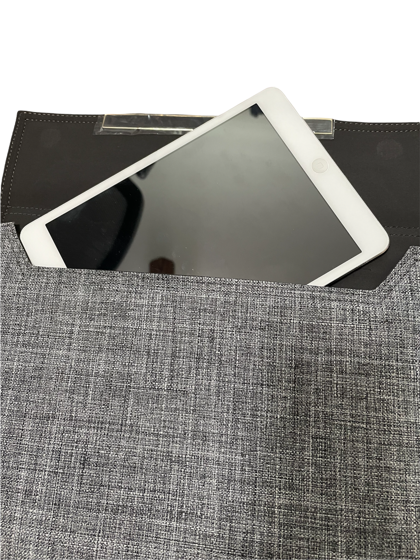 Gray Tweed Tablet Case - 10" x 7.5"