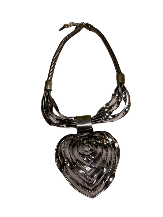 Vintage Traci Lynn Heart Necklace