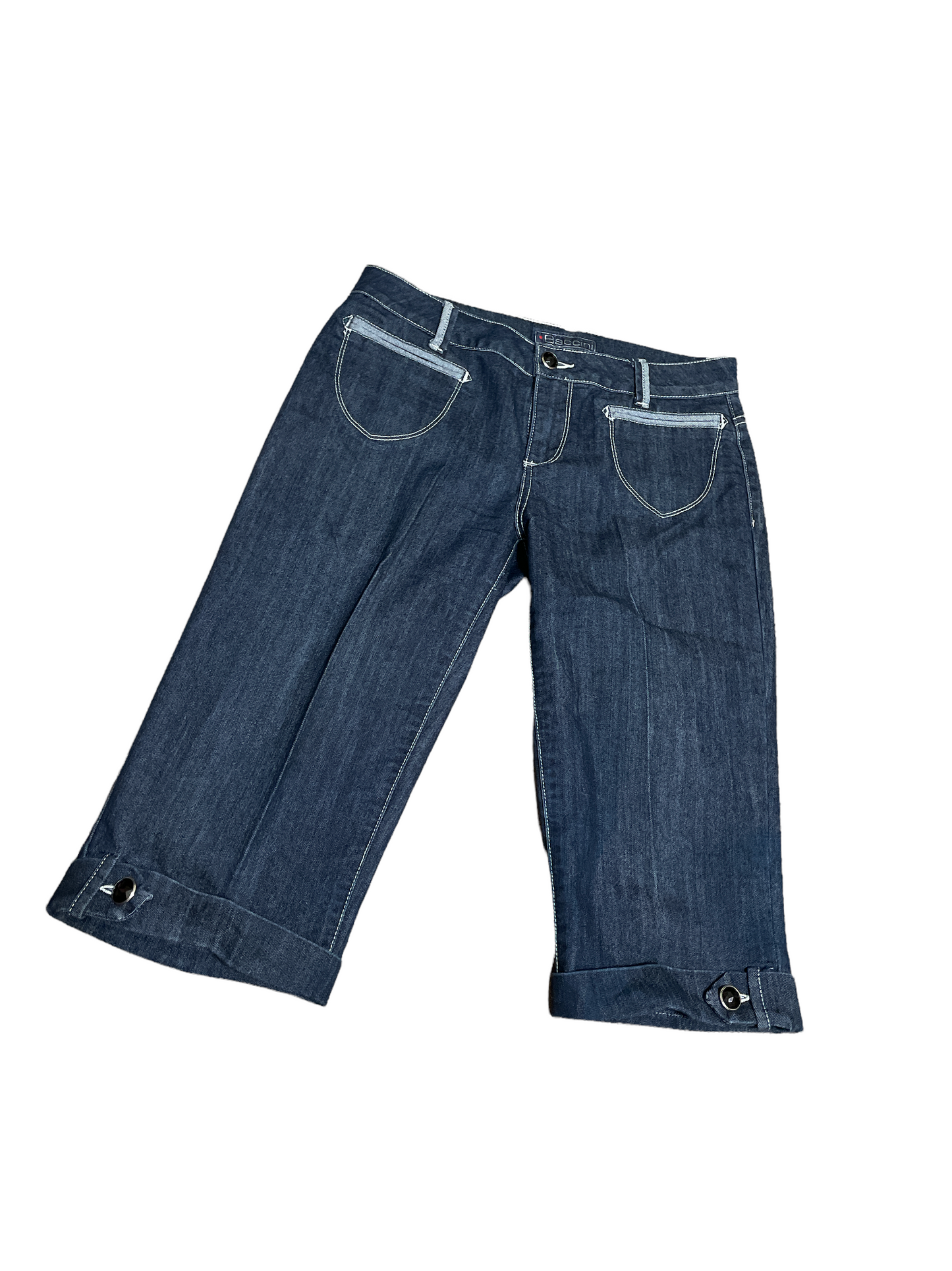 Baccini Denim Capris - Sz 6